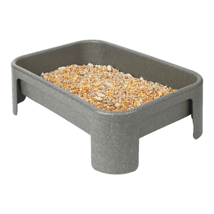 Vogelbad of voederschaal van 100% gerecycled plastic