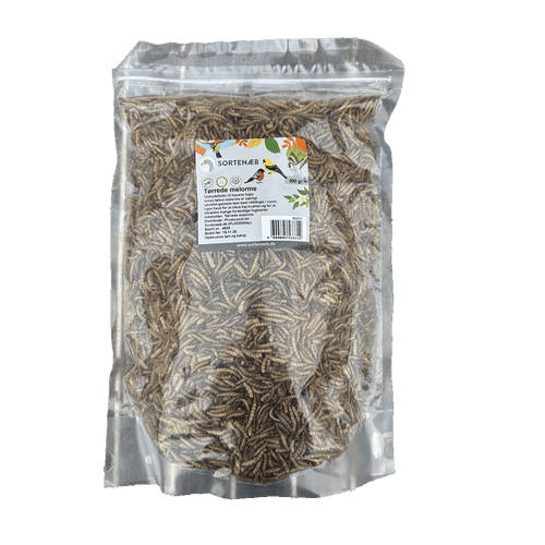 Sortenæb gedroogde meelwormen 0,5 kg